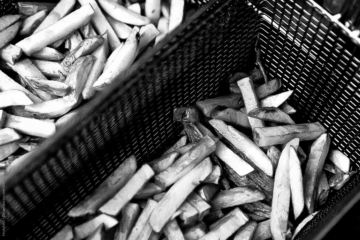 Fresh cut fries